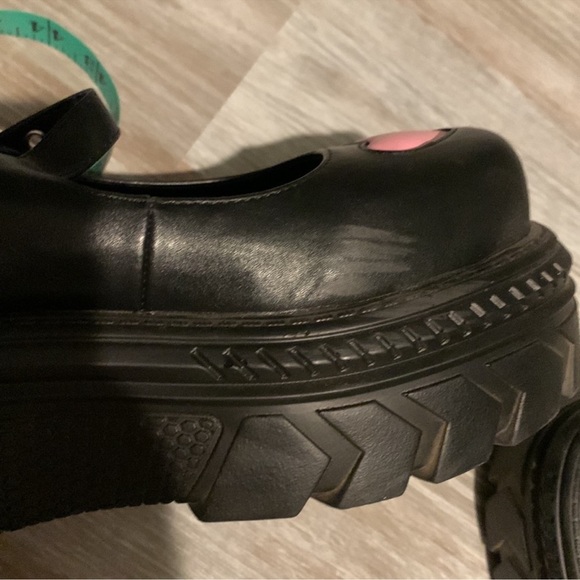 ASOS KOl A Warriors Heart chunky mary janes in black UK 5/38 preowned - Picture 14 of 16